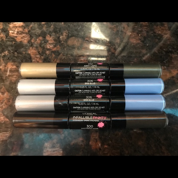 NWT lot of 4 L’Oréal Infallible Paints Eye Shadow - Picture 2 of 2